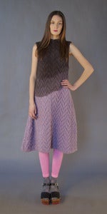 Image of Zigzag sleeveless dress