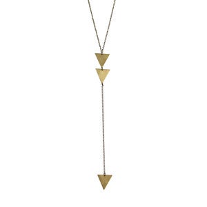 Image of Triangle Drop Necklace