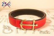 Image of Cinturón Reversible   Rojo / Negro  