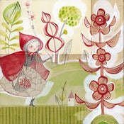Image of little red, an original painting