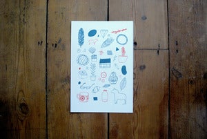 Image of In My Room Gocco Print