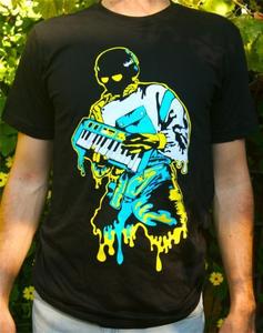Image of Erasmo #1  "Phantom"  Black T-shirt - Men and Women's sizes
