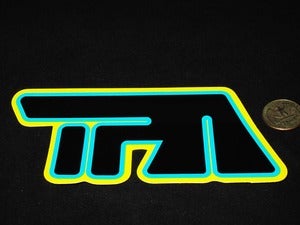 Image of Old-school "TPA" Logo Vinyl Sticker