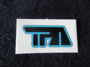 Image of Tiny "TPA" logo vinyl stickers - 5 pack