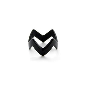 Image of Zig Zag Stacking Ring