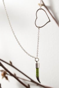 Image of Tusk Terrarium with Silver Heart
