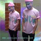 Image of Silver Holographic SICK tshirt.