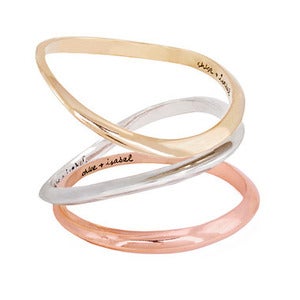Image of TRI-TONE BANGLE SET