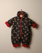 Image of c. 1980s teddy print snow suit