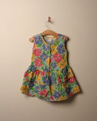 Image of c. 1980s big floral peplum dress