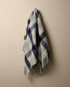 Image of Vintage baby blanket in blues