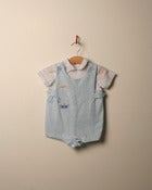 Image of c. 1980s ship romper with shirt