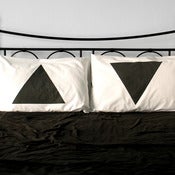 Image of His and Hers Geometric Universe Pillowcases 