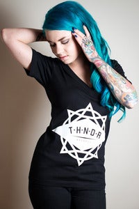 Image of Occult Deep V-Neck tee