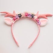 Image of Floral Deer Headband