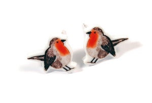 Image of Red Robin Earrings