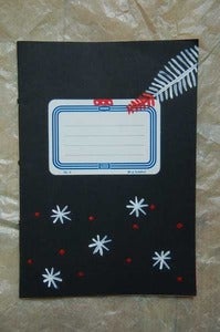 Image of white stars, notebook - The Igloo Collection # 7