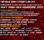Image of FIGHTBACK RADIO SPRING FLING 3 DAY PASS!