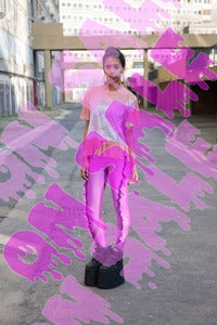 Image of ROSES&FRINGES CROP TOP