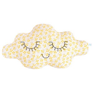 Image of Coussin nuage Boutons d'Or
