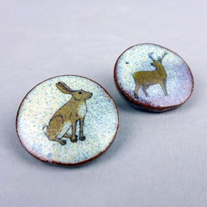 Image of Stag, Hare, Fox or Badger Brooch