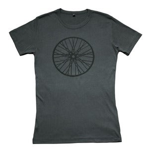 Image of Wheel t-shirt | Charcoal