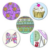 Image of Shiny precious pocket mirrors
