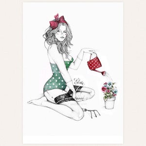 Image of 'Hey BB !' original drawing by Ëlodie