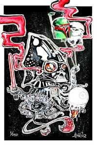 Image of "Darkside of the Sea" Limited Edition 12x18in Print