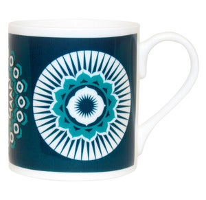 Image of Darjeeling Bone China Mug - Indigo