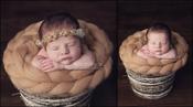 Image of Thin Mini plush Pretzel & matching handspun headband
