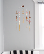 Image of The Leather Triangle Mobile in Fiona