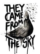 THEY CAME FROM THE SKY A3 PRINT