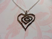 Image of Eat Me Drink Heart Necklace