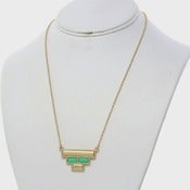 Image of Up-Side-Down Pyramid Statement Necklace