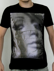 Image of SHOCK01: CHROME FACE TEE (UNISEX)