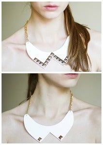 Image of studded collar necklace
