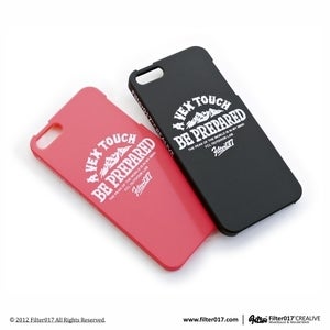 Image of Filter017 iPhone 5 Case-Pink & Black mountains logo