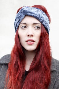 Image of Velvet Turban in Bottle- Gunmetal