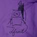 Image of SPOOL HOODIE . purple . black . white