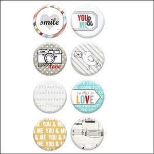 Image of love you lots v2 badge buttons