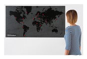 Image of 13/001: PinWorld Map (Black/Blue)