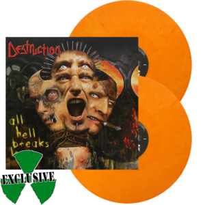 Image of Destruction - All Hell breaks Loose (Yellow / Orange Mix)