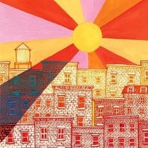 Image of Brownstone Sunset Print