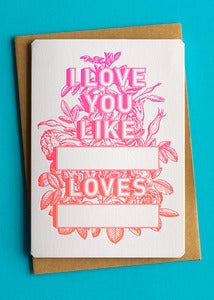Image of Like a blank loves blank