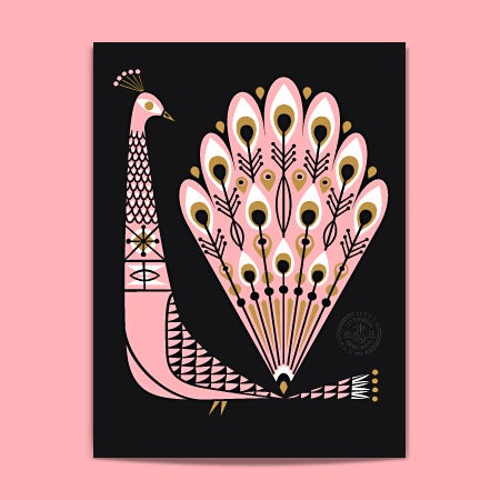 Image of Peacock-Pink