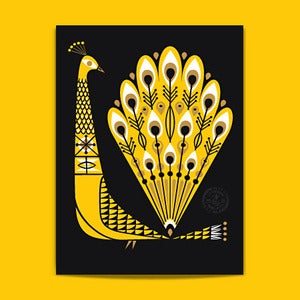 Image of Peacock-Yellow