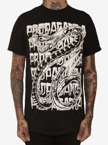 Image of PROPAGANDA "Snake" t shirt black