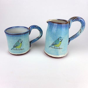 Image of Large Blue Tit, Song Thrush, Robin or Blackbird Jug