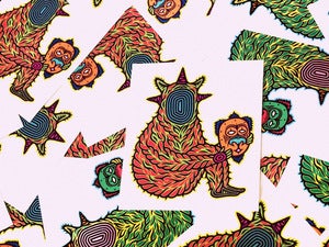 Image of Face Mask Stickers. 